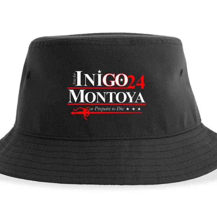 The P.R.I.N.C.E.S.S Bride Inigo Montoya For President 2024 Sustainable Bucket Hat