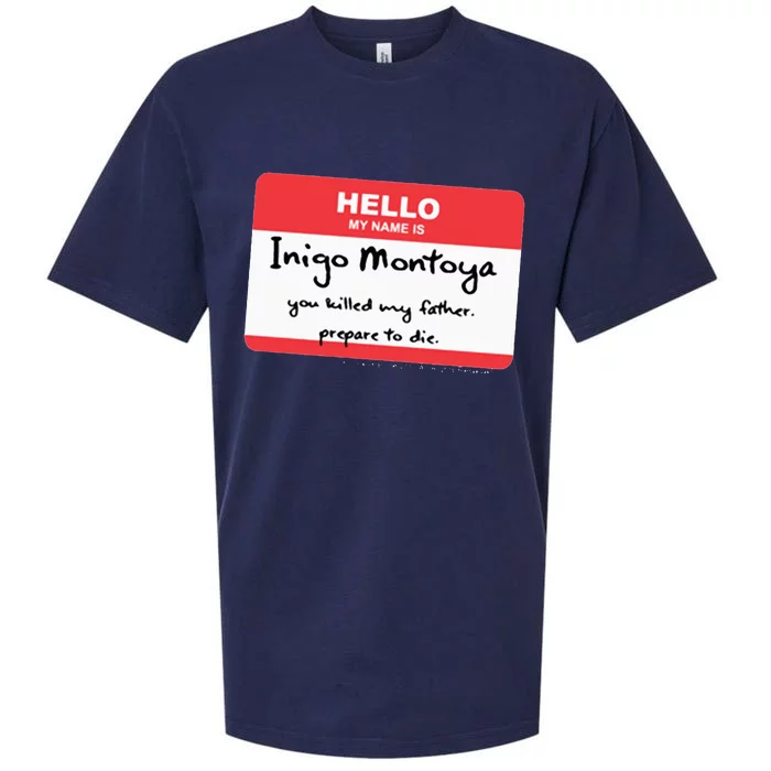 The P.R.I.N.C.E.S.S B.R.I.D.E Inigo Montoya Name Tag Sueded Cloud Jersey T-Shirt