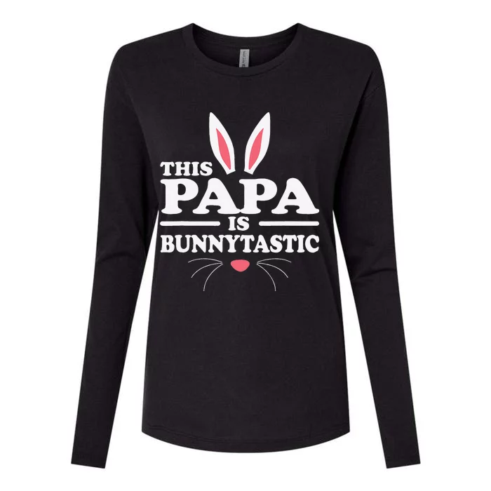 The Papa Bunnytastic Easter Bunny Ears V2 Womens Cotton Relaxed Long Sleeve T-Shirt