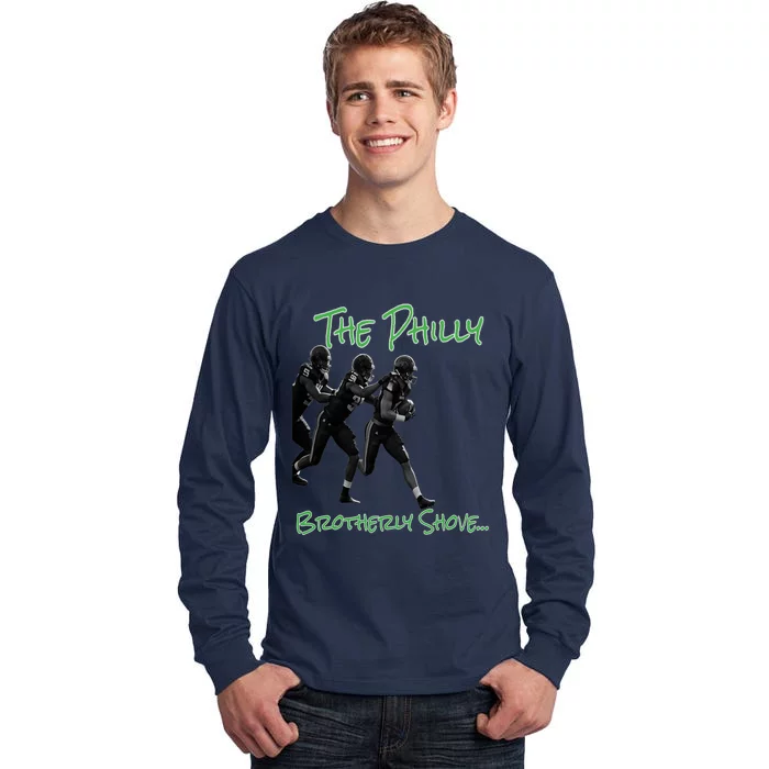 The Philly_ Brotherly Shove PanfurWare LLC Tall Long Sleeve T-Shirt