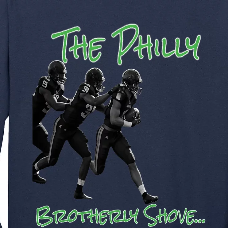 The Philly_ Brotherly Shove PanfurWare LLC Tall Long Sleeve T-Shirt