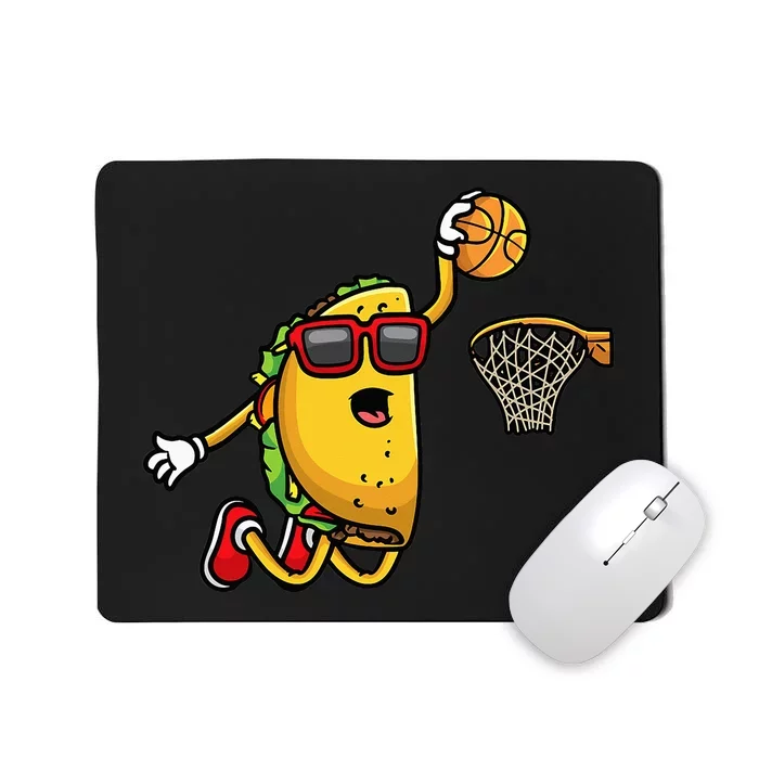 Taco Playing Basketball Mexican Cinco De Mayo Mousepad