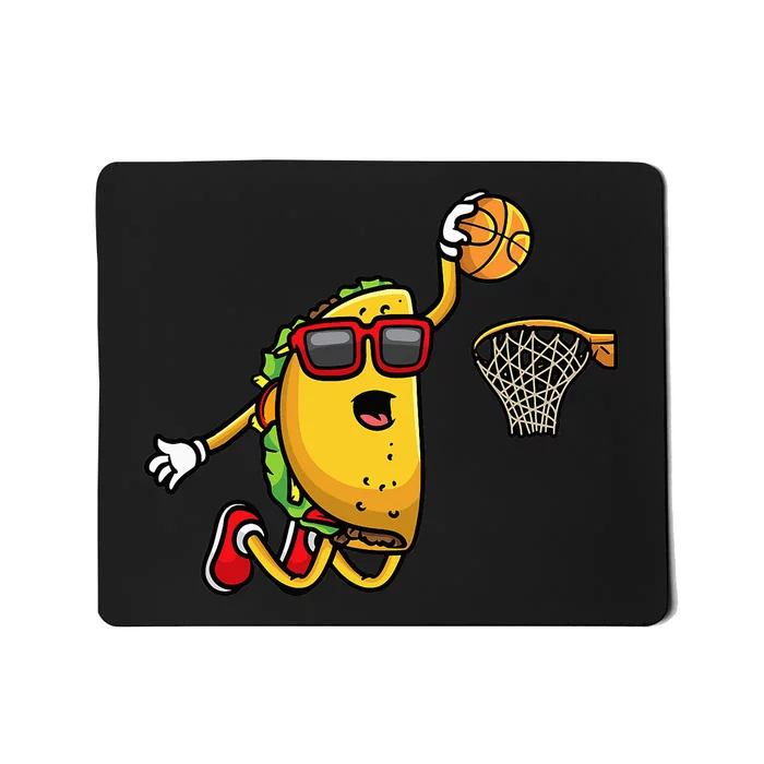 Taco Playing Basketball Mexican Cinco De Mayo Mousepad