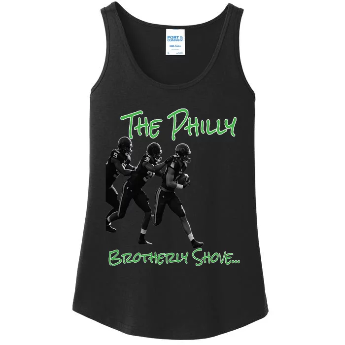 The Philly Brotherly Shove  PanfurWare LLC Ladies Essential Tank