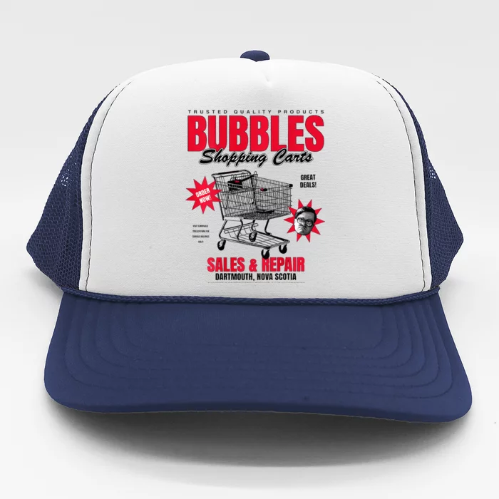 Trailer Park Boy Bubbles Shopping Carts Trucker Hat