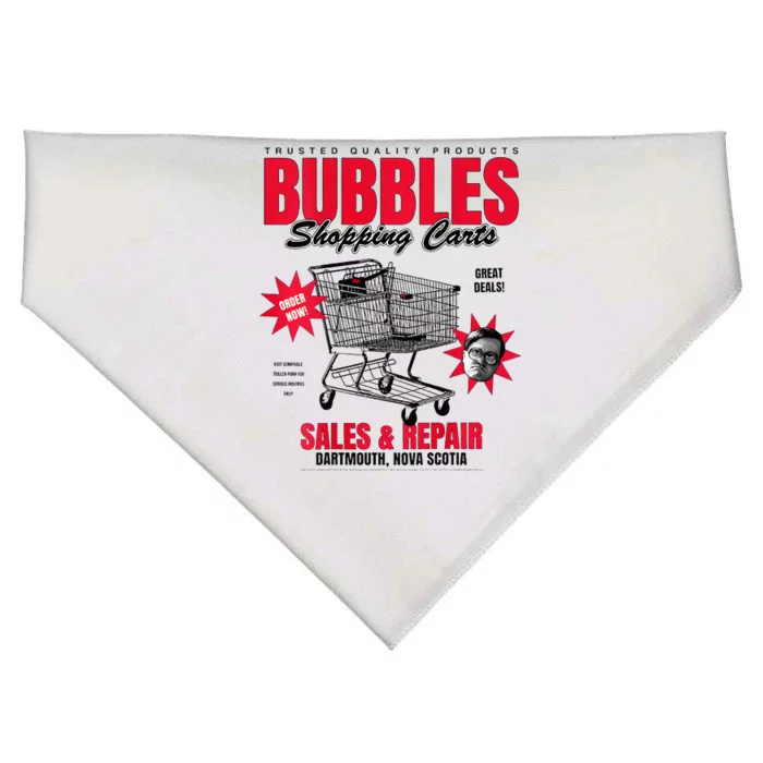 Trailer Park Boy Bubbles Shopping Carts USA-Made Doggie Bandana