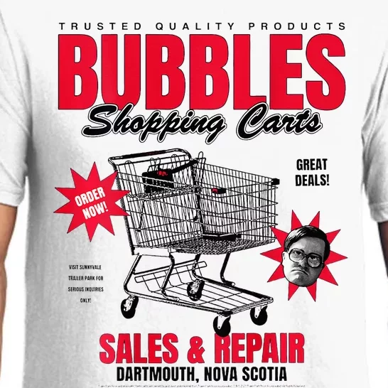 Trailer Park Boy Bubbles Shopping Carts Pajama Set