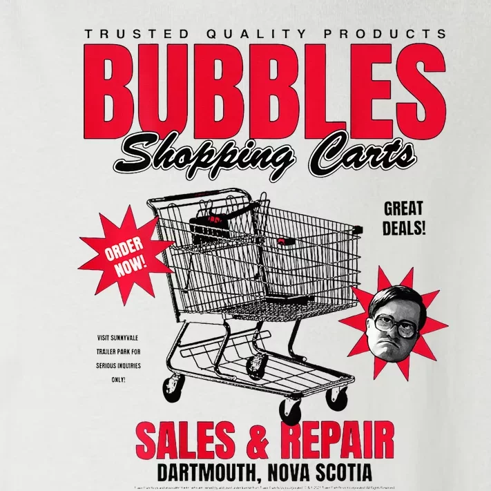 Trailer Park Boy Bubbles Shopping Carts Toddler Long Sleeve Shirt