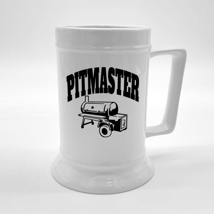 Texas Pitmaster Bbq Smoker Stick Burner Brisket Cooking Day Cute Gift Front & Back Beer Stein