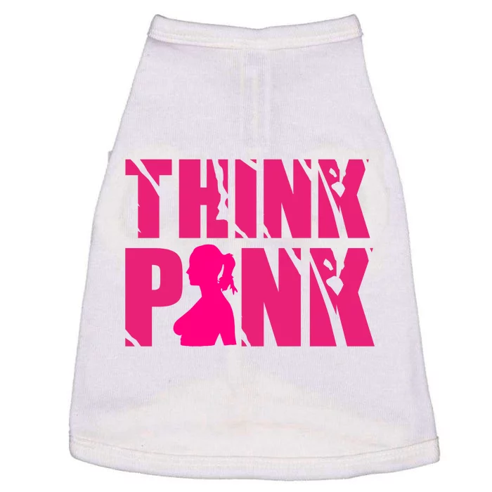 Think Pink Breast Cancer Awareness Doggie Tank