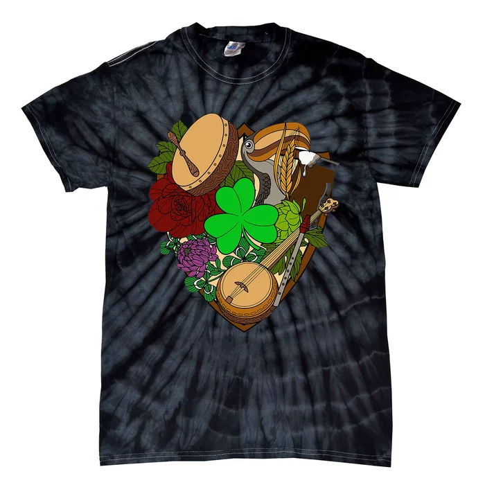 The Pitchers Band Irish Folk Rock Music Patrick's Day Tie-Dye T-Shirt