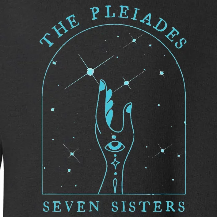 The Pleiades Boho Celestial Illustration For Women Toddler Sweatshirt