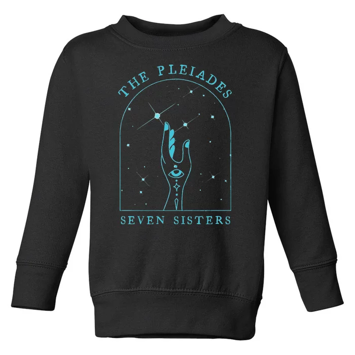 The Pleiades Boho Celestial Illustration For Women Toddler Sweatshirt