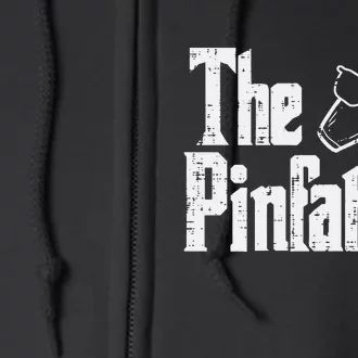 The Pinfather Bowling Dad Fathers Day Bowler Daddy Papa Full Zip Hoodie