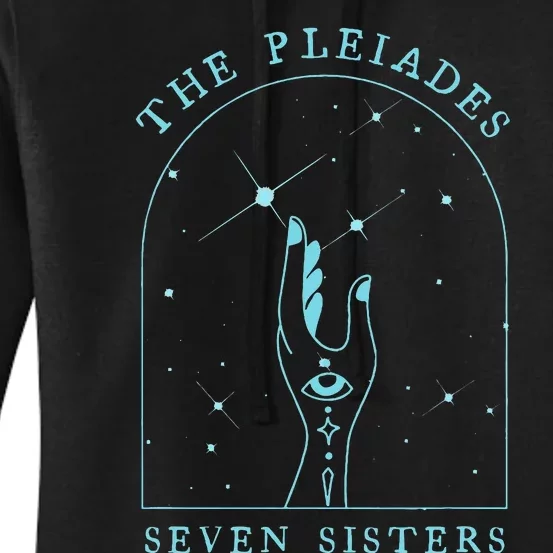 The Pleiades Boho Celestial Illustration For Women Women's Pullover Hoodie