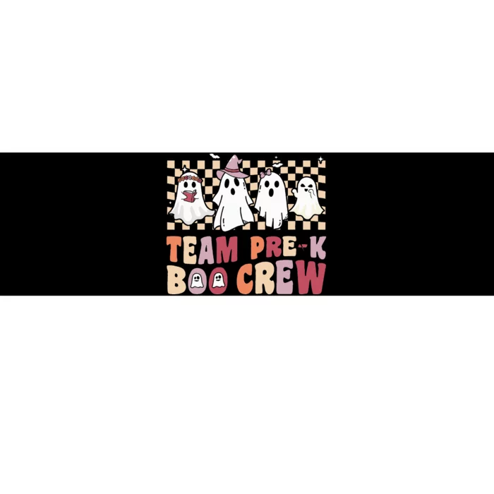 Team PreK Boo Crew Funny Ghost Halloween Teacher Bumper Sticker