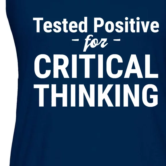 Tested Positive Critical Thinking Libertarian Conservative Ladies Essential Flowy Tank