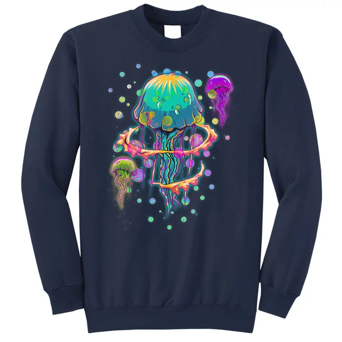 Trippy Psychedelic Colorful Jellyfish Sweatshirt