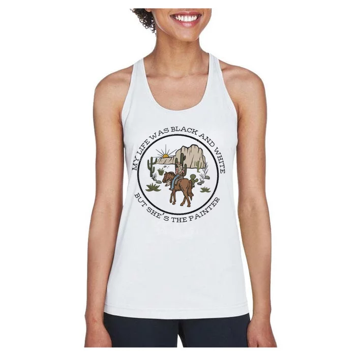 The Painter Country Cowgirl Women's Racerback Tank