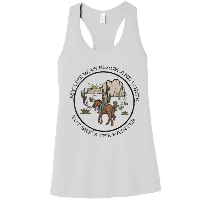 The Painter Country Cowgirl Women's Racerback Tank