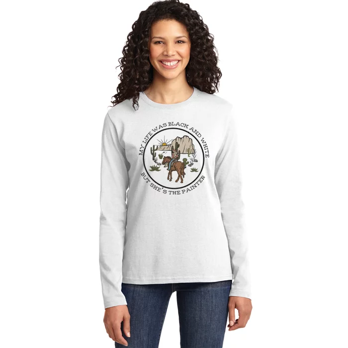 The Painter Country Cowgirl Ladies Long Sleeve Shirt