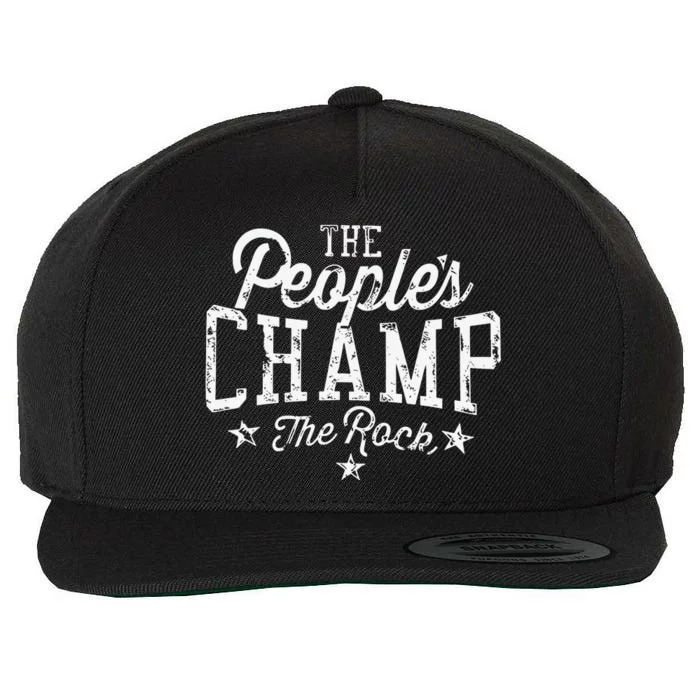 The People’S Champ Wool Snapback Cap