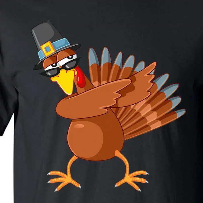 Thanksgiving Pilgrim Costume Cool Turkey Dabbing Tall T-Shirt