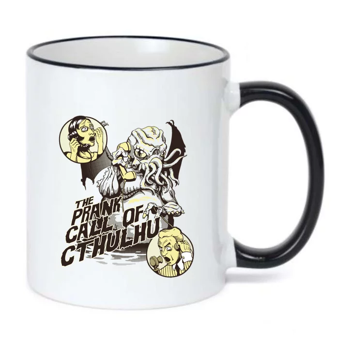 The Prank Call Of Cthulhu Black Color Changing Mug