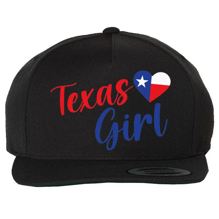 Texas Pride Cute Home State Texas Wool Snapback Cap