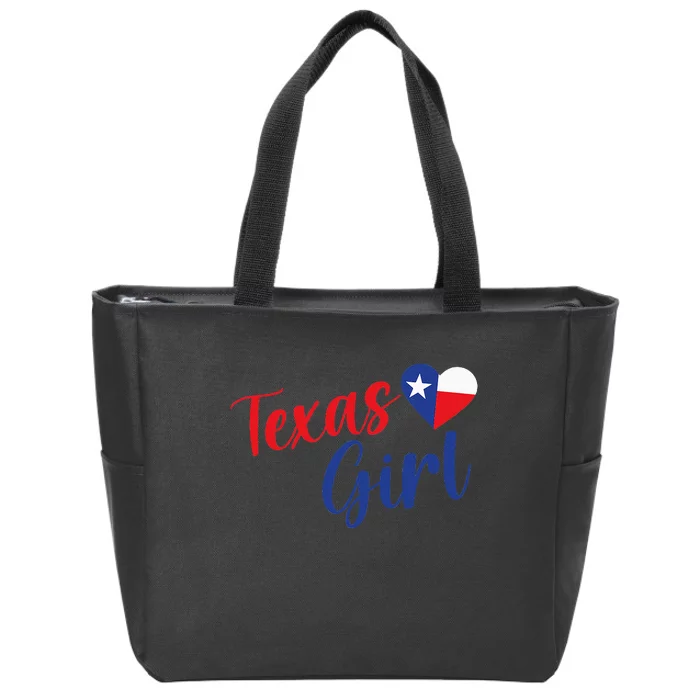 Texas Pride Cute Home State Texas Zip Tote Bag