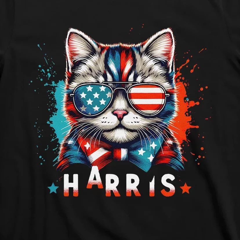 The Presidential Campaign 2024 Cat Ladies 2024 Kamala Harris T-Shirt