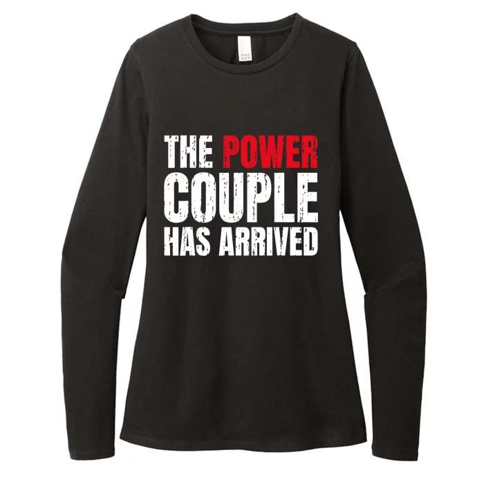 The Power Couple Has Arrived Valentine´S Day Love Couples Womens CVC Long Sleeve Shirt