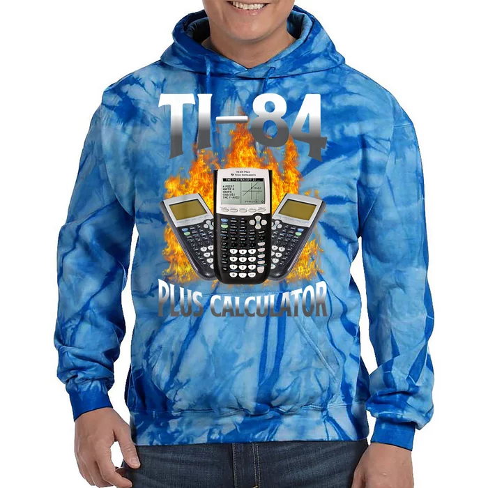 Ti84 Plus Calculator Funny Math Teacher Tie Dye Hoodie