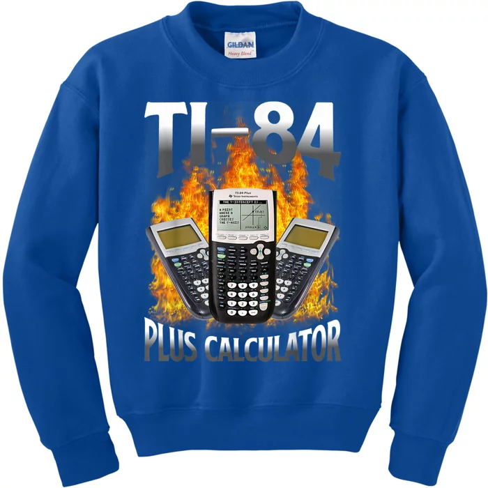 Ti84 Plus Calculator Funny Math Teacher Kids Sweatshirt