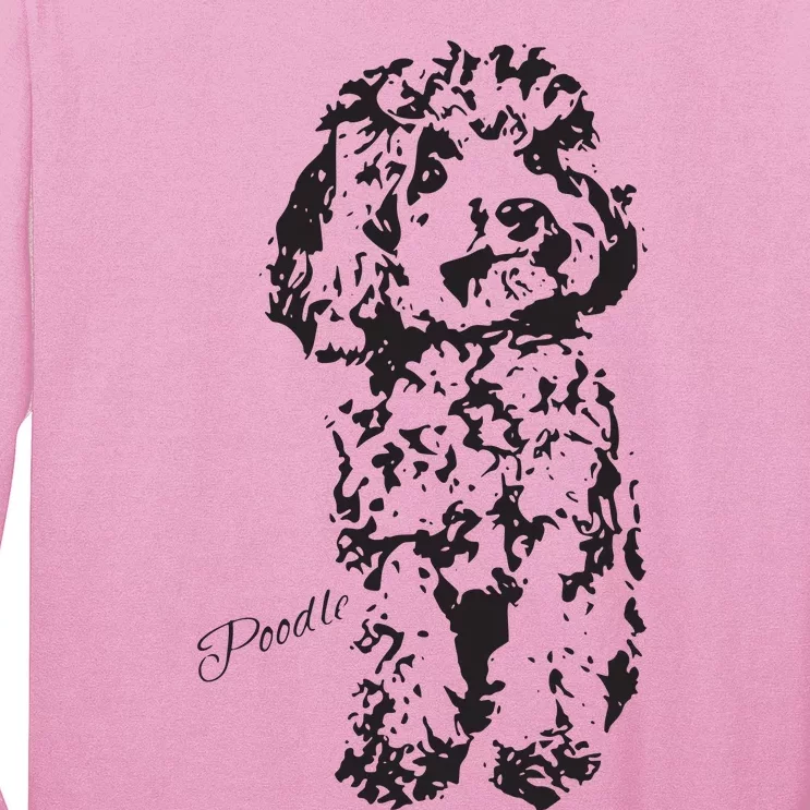 Toy Poodle Cute Dog Lover Standard Poodle Womens Men Long Sleeve Shirt