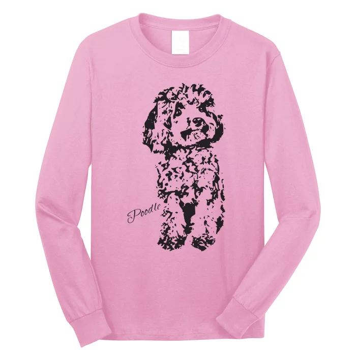 Toy Poodle Cute Dog Lover Standard Poodle Womens Men Long Sleeve Shirt