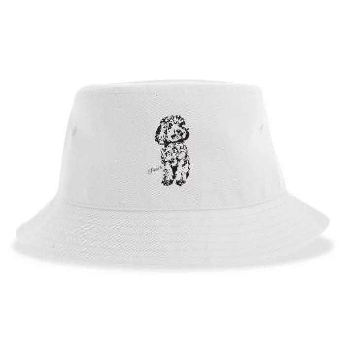 Toy Poodle Cute Dog Lover Standard Poodle Womens Men Sustainable Bucket Hat