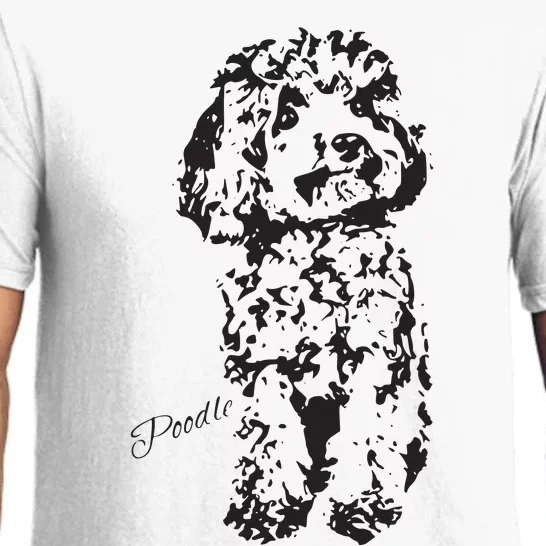 Toy Poodle Cute Dog Lover Standard Poodle Womens Men Pajama Set