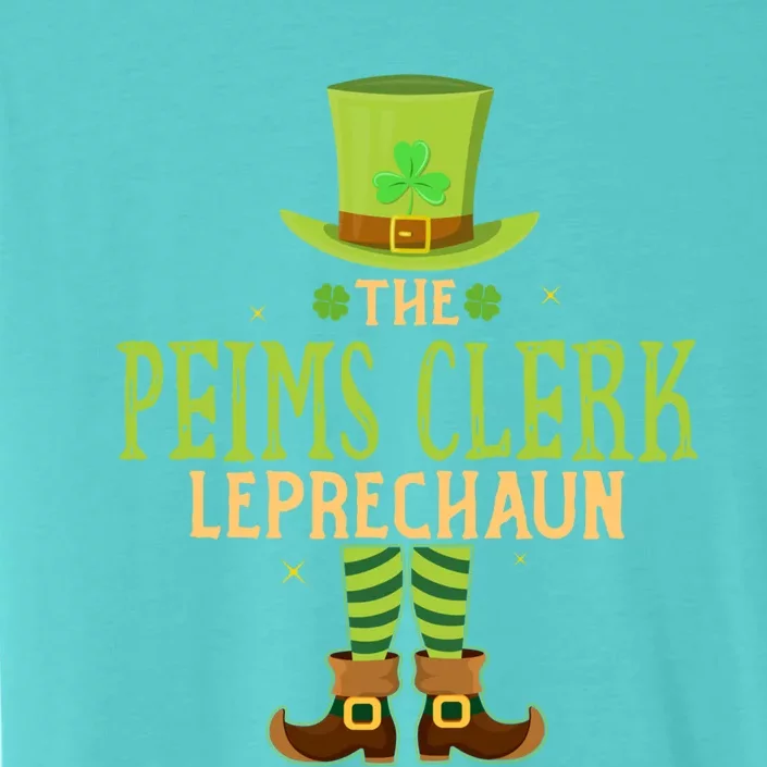 The Peims Clerk Leprechaun Funny Matching St Patricks Day Gift ChromaSoft Performance T-Shirt