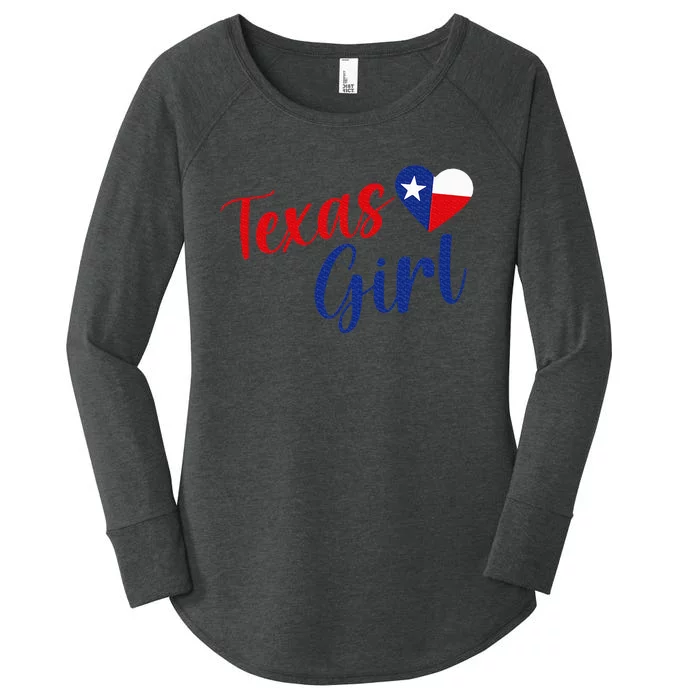 Texas Pride Cute Women Home State Texas Women's Perfect Tri Tunic Long Sleeve Shirt