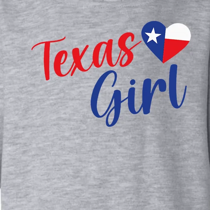 Texas Pride Cute Home State Texas Girl Toddler Hoodie