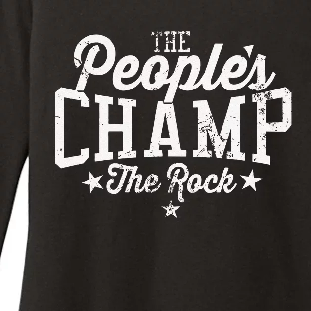 The Peoples Champ The Roc.K Womens CVC Long Sleeve Shirt