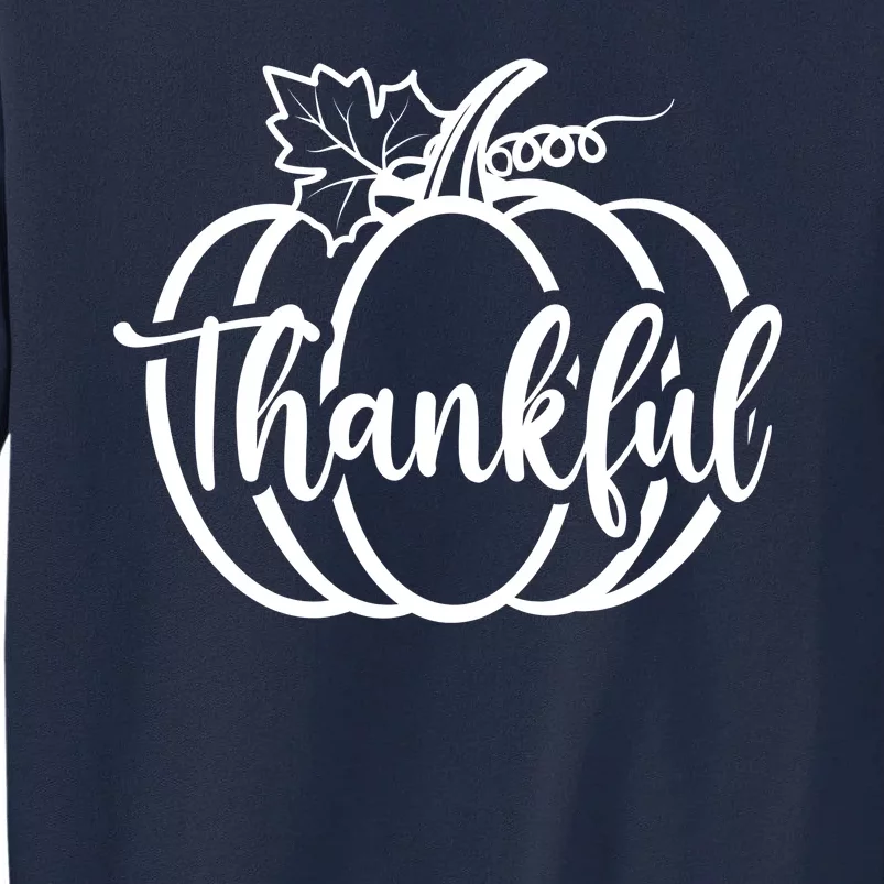 Thankful Pumpkin Cute Cozy Tall Sweatshirt