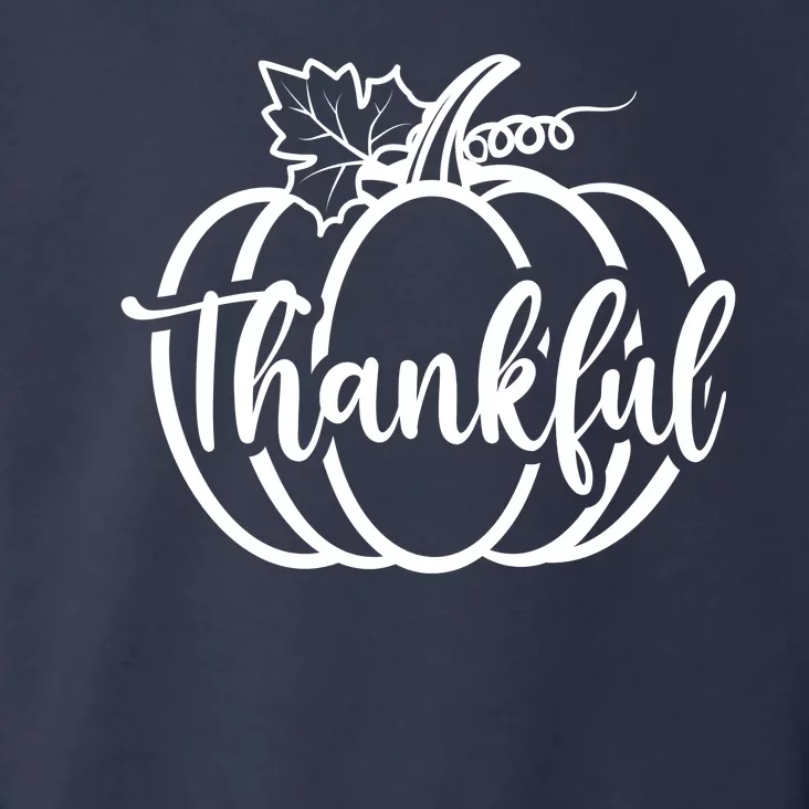 Thankful Pumpkin Cute Cozy Toddler Hoodie