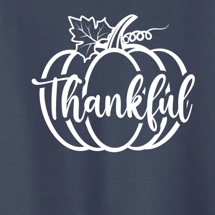 Thankful Pumpkin Cute Cozy Toddler T-Shirt