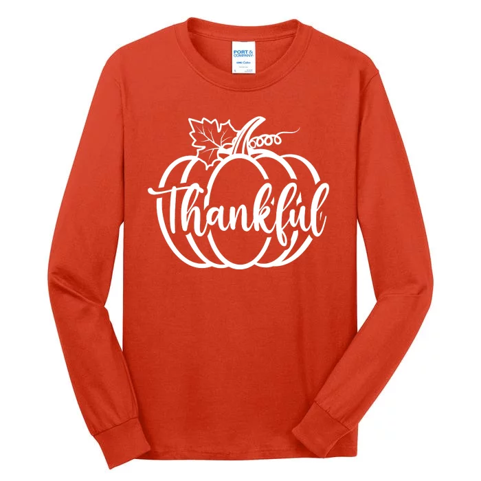 Thankful Pumpkin Cute Cozy Tall Long Sleeve T-Shirt