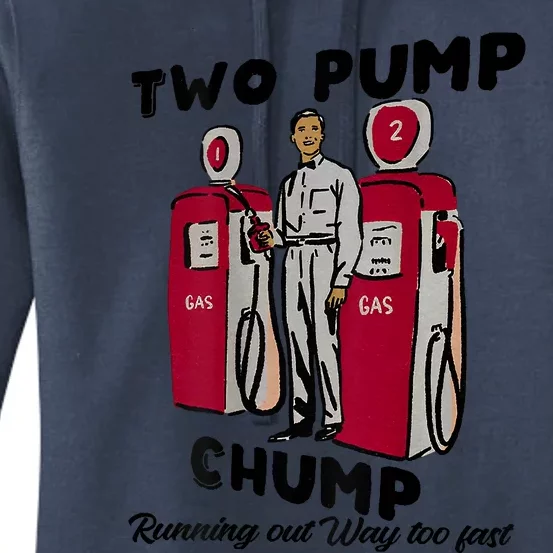 Two Pump Chump Running Out Way Too Fast Women's Pullover Hoodie