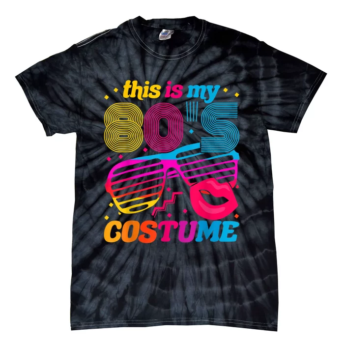 Theme Party Costume 80s Tie-Dye T-Shirt