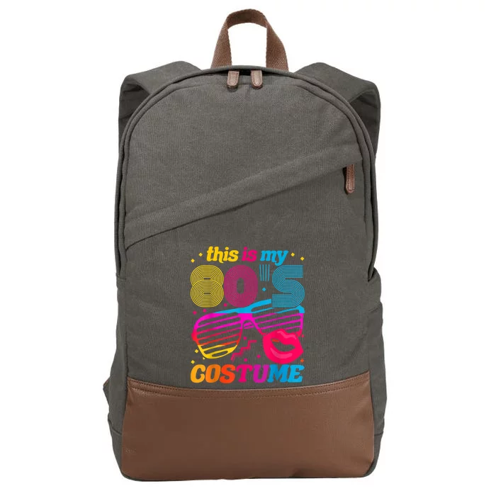 Theme Party Costume 80s Cotton Canvas Backpack