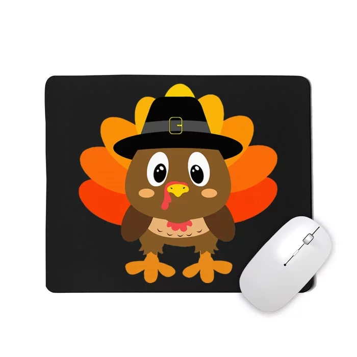 Turkey Pilgrim Costume Thanksgiving Mousepad